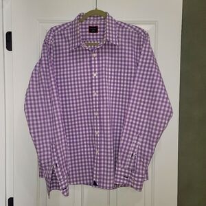 UNTUCKit, Size L, Purple Gingham